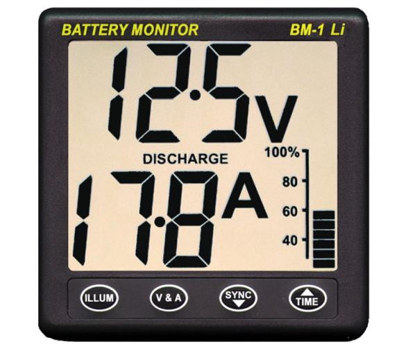 Nasa Monitor de Baterías Clipper BM-1 Litio (LiFePO4)