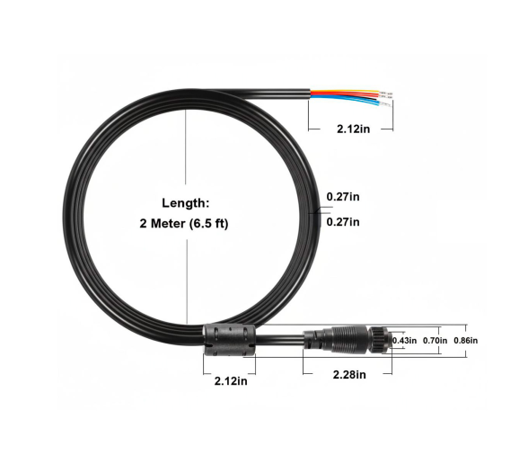 Navico Cable de Alimentación de 4 Pines