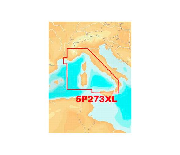 Navionics Cartografia Nautica Platinum+ XL 5P273 Mar Tirreno