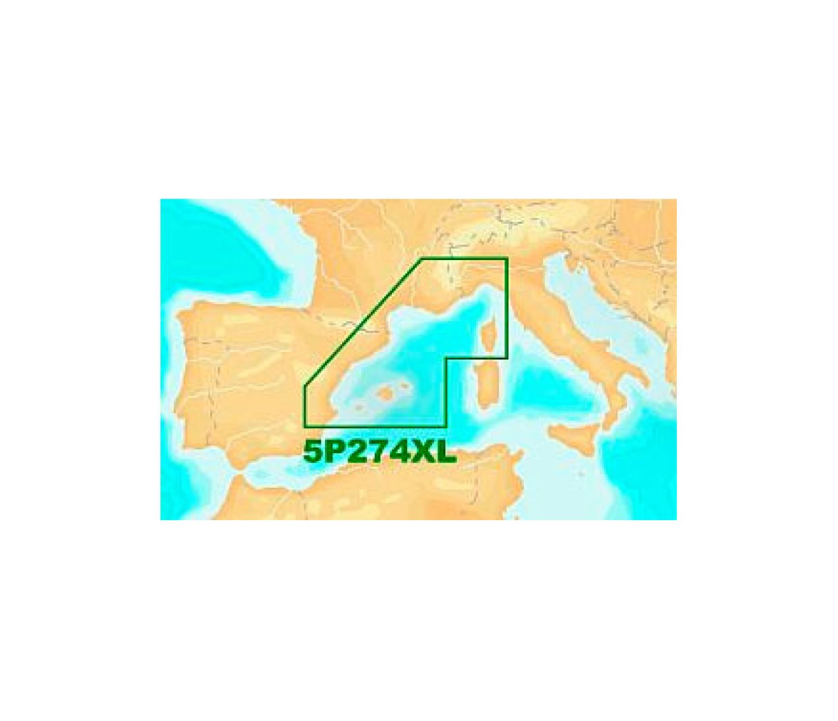 Navionics Cartografia Nautica Platinum+ XL 5P274 Mediterraneo Noroeste