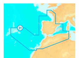 Navionics Cartografia Nautica Platinum+ Large Peninsula Iberica