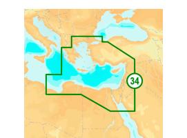 Navionics Cartografia Nautica Platinum+ XL3 34P Mediterraneo Este