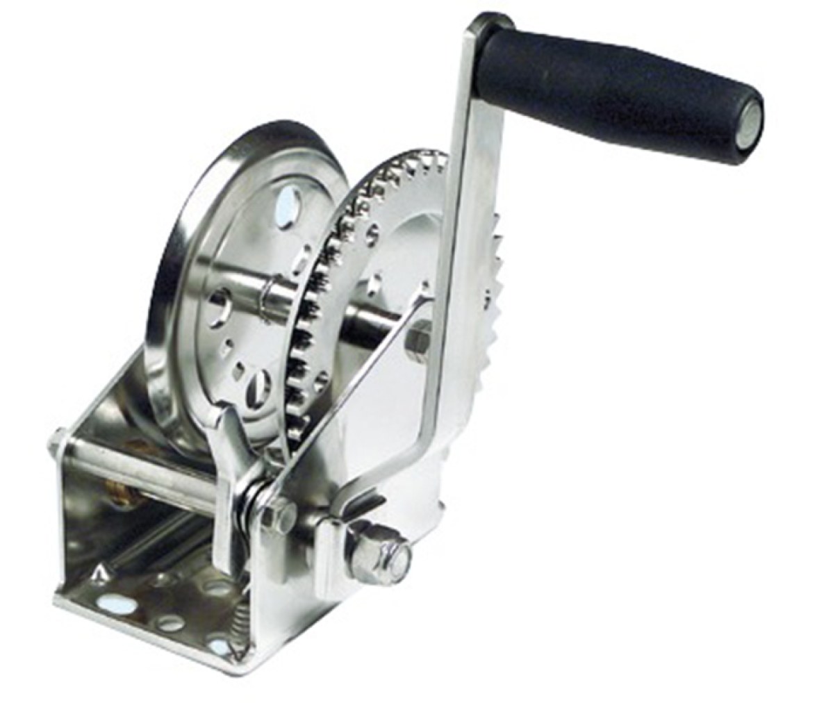 Cabestrante Winche manual para Remolque acero inox