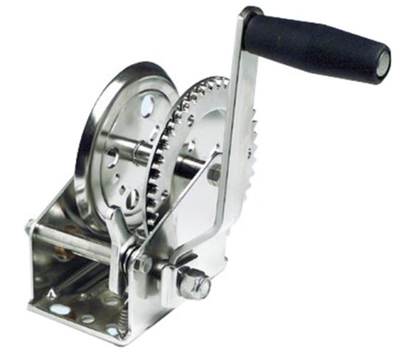 Cabestrante Winche manual para Remolque acero inox