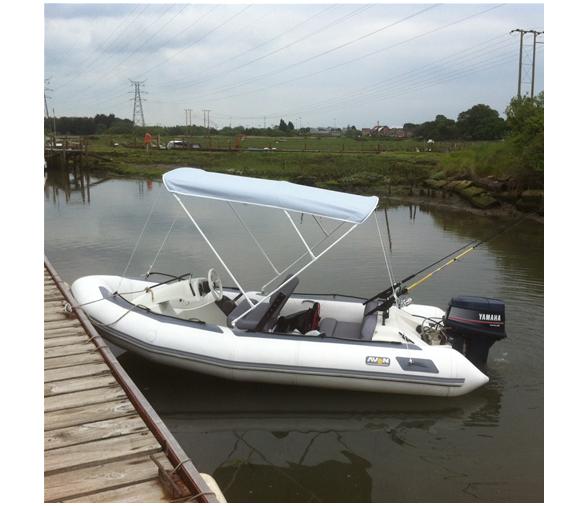 NETTUNO Toldo Bimini Elegance 3 Arcos Blanco