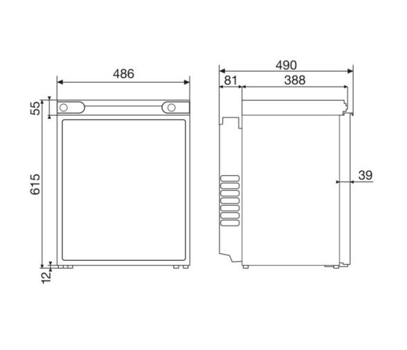 Nevera Fija de Absorcion Combicool RF 60 Dometic