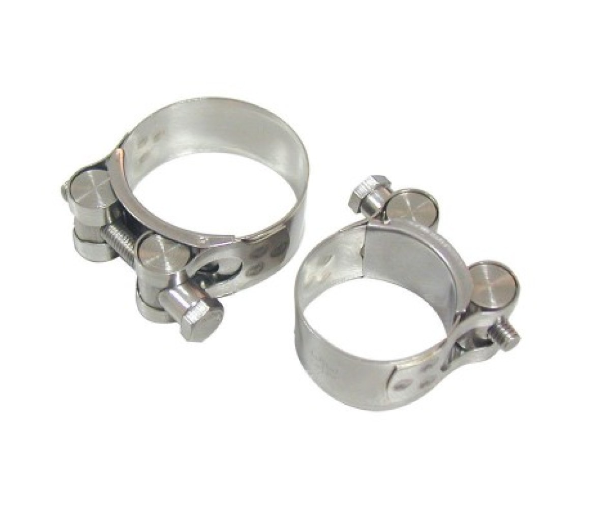 Abrazaderas pesadas Nuova Rade INOX 316, banda 20 mm, diám. 40-43 mm