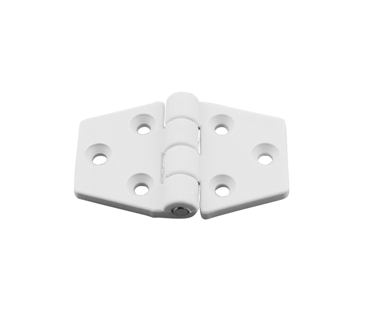 Nuova Rade Bisagra poliamida blanco Hexagonal 63 x 40
