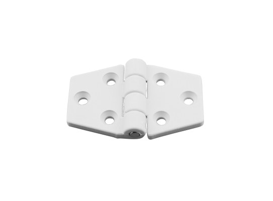 Nuova Rade Bisagra poliamida blanco Hexagonal 63 x 40