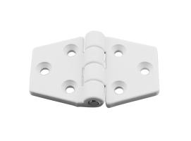 Nuova Rade Bisagra poliamida blanco Hexagonal 95 x 60