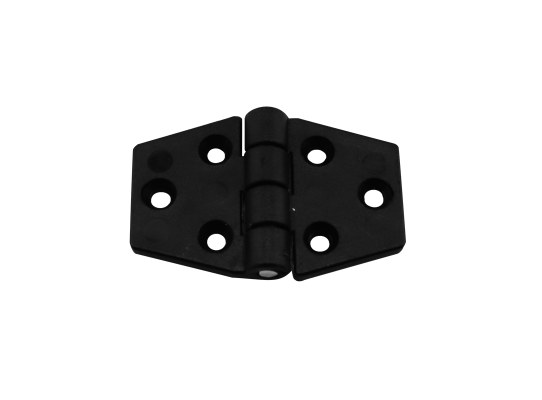 Nuova Rade Bisagra poliamida negra Hexagonal 63 x 40