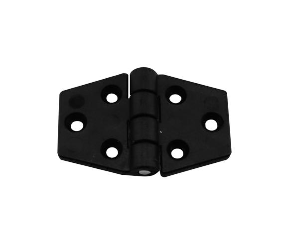 Nuova Rade Bisagra poliamida negra Hexagonal 63 x 40