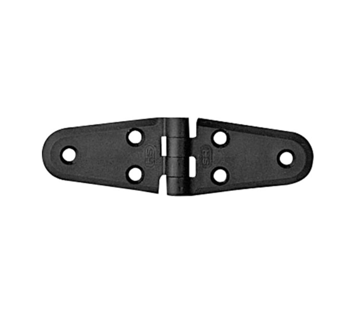 Nuova Rade Bisagra poliamida negro Doble Ovalada 100 x 40