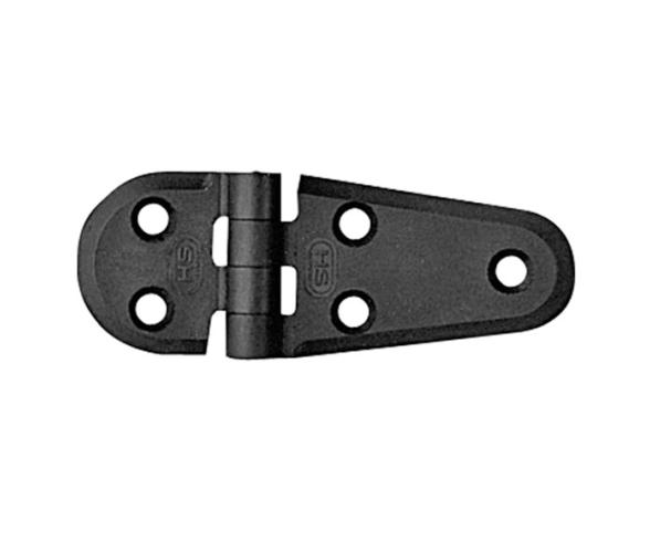 Nuova Rade Bisagra poliamida negro Semi Ovalada 90 x 40