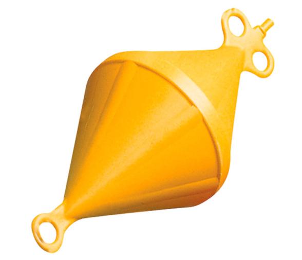 Nuova Rade Boya Amarre Biconica 32 cm Amarilla