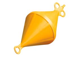 Nuova Rade Boya Amarre Biconica 52 cm Amarilla