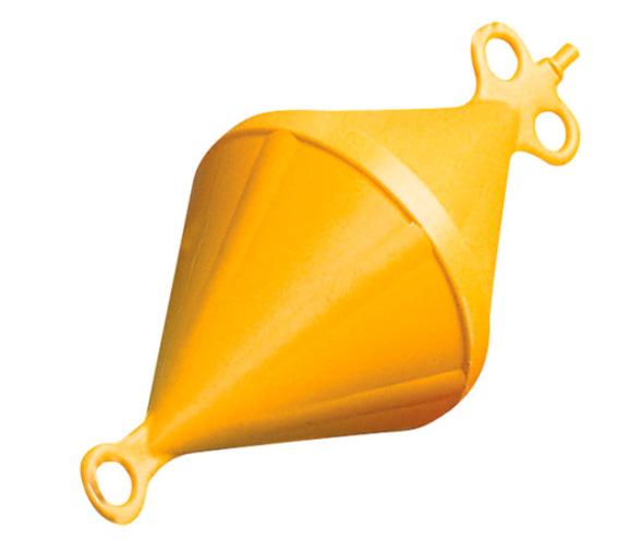 Nuova Rade Boya Amarre Biconica 52 cm Amarilla