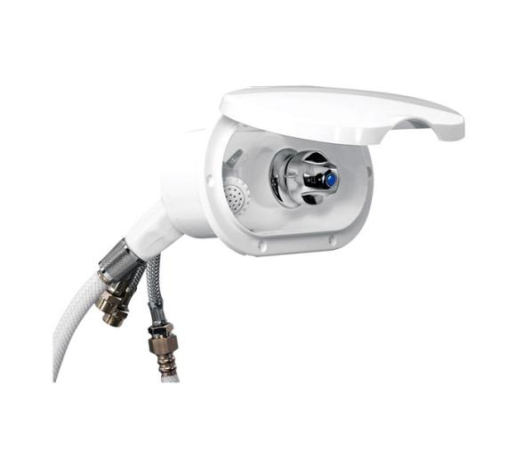 Nuova Rade Caja Doble Ducha-Grifo Agua Fria Blanco