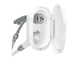 Nuova Rade Caja Doble Grifo Ducha-Mezclador Blanco