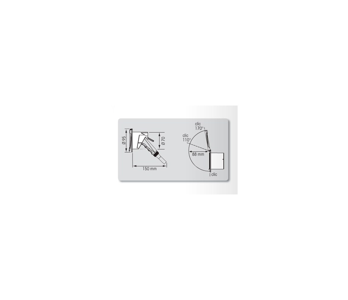 Nuova Rade Caja Simple para Ducha