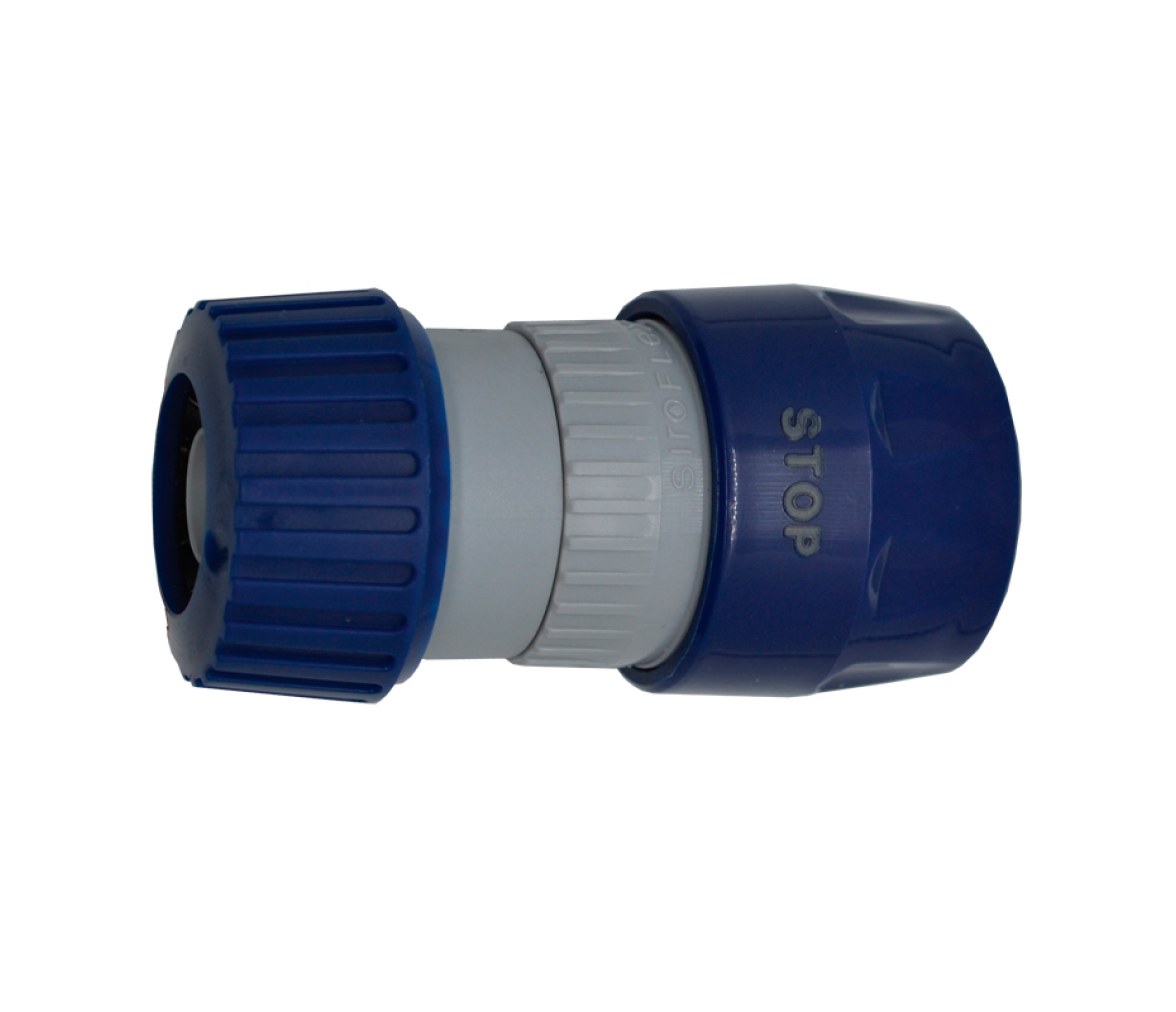 Nuova Rade Conector Hembra para Manguera 20mm con Valvula de Stop