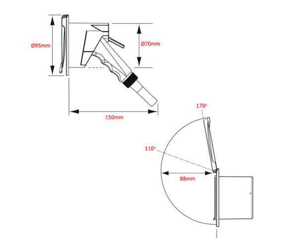 Nuova Rade Conjunto Ducha Cromado