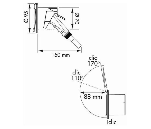 Nuova Rade Conjunto Mezclador Blanco