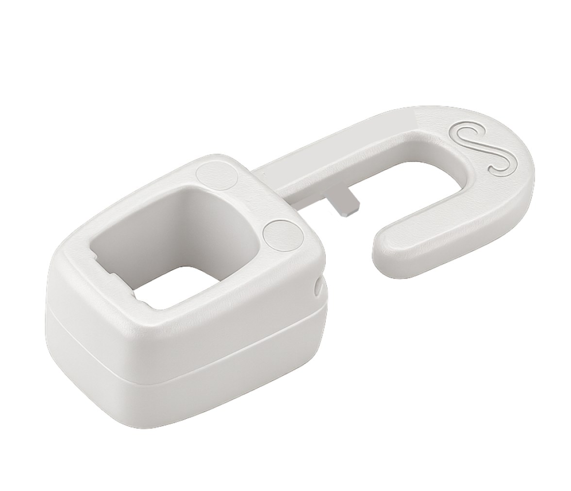 Nuova Rade Gancho Cerrado Blanco Sandow diametro 6 mm