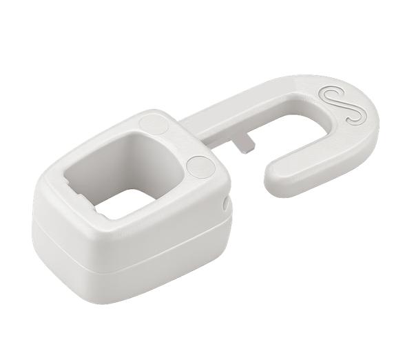 Nuova Rade Gancho Cerrado Blanco Sandow diametro 6 mm