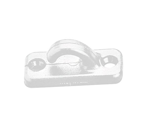 Nuova Rade Gancho Nylon Cerrado Blanco 40 x 18 mm