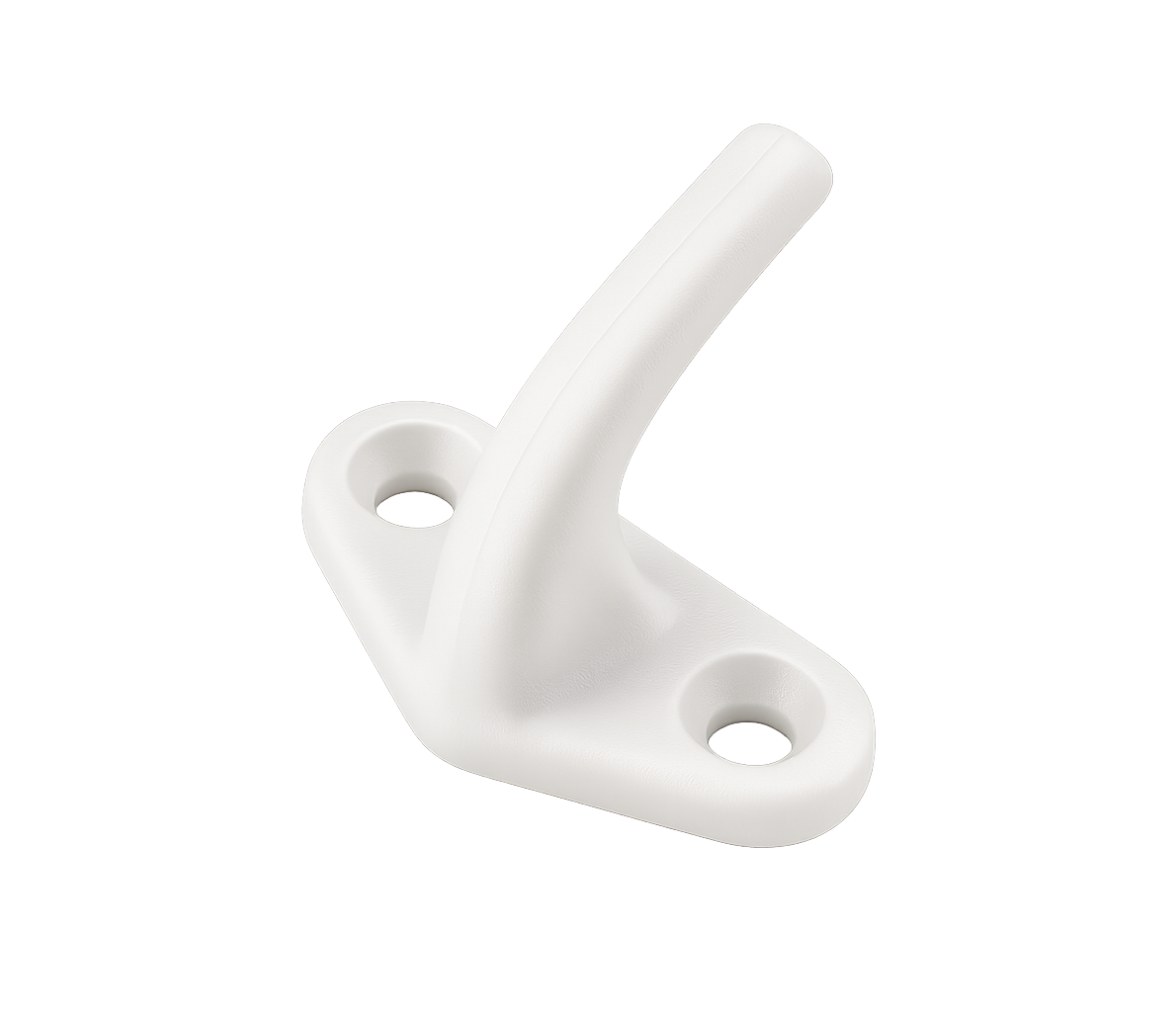 Nuova Rade Gancho Nylon Multiuso Blanco 30 x 20 mm