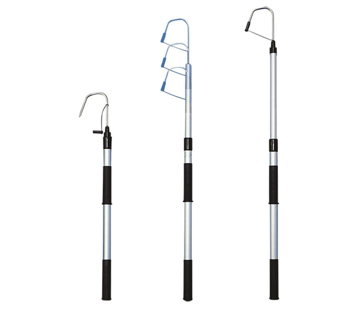 Nuova Rade Gancho Pesca Telescopico aluminio 80-120.5cm