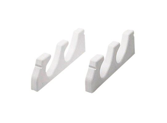 Nuova Rade Horizontal 2-rod white storage rack
