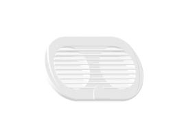 Nuova Rade Rejilla doble ventilacion redonda