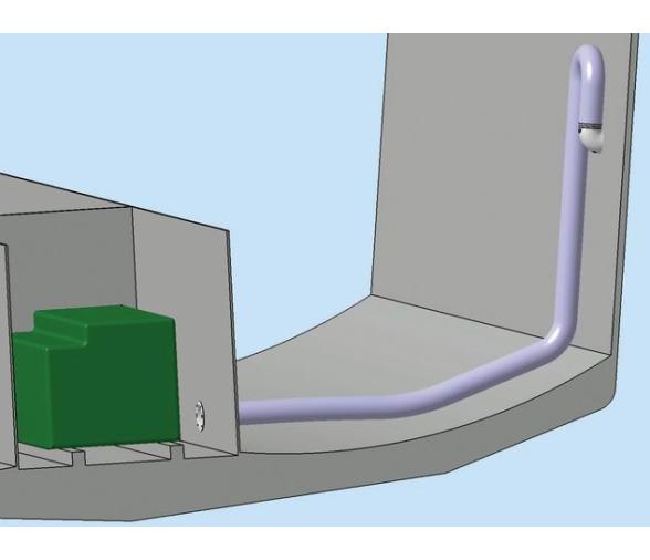 Nuova Rade Soporte acodado para tubo ventilacion y aireacion