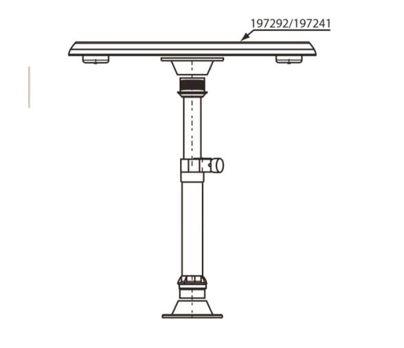Nuova Rade Tablero para Mesa Ovalada ASA
