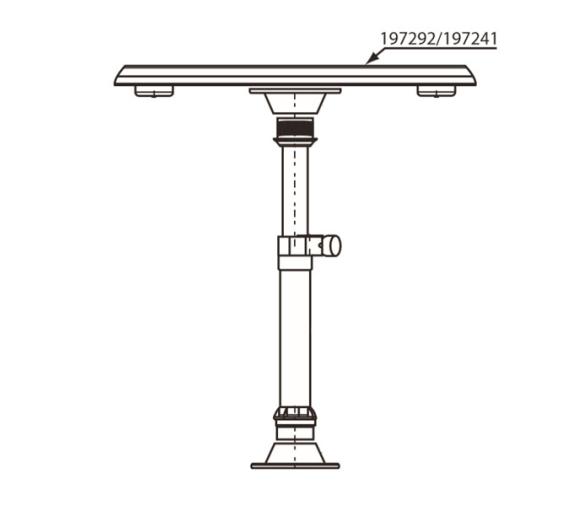 Nuova Rade Tablero para Mesa Redonda ASA