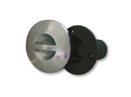 Nuova Rade deck filler close at hand chrome plated cap