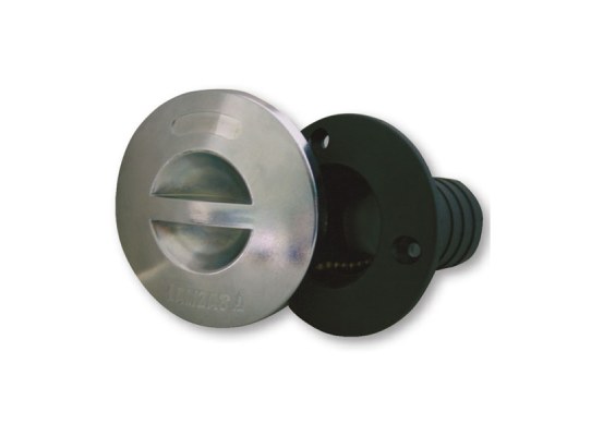 Nuova Rade deck filler close at hand chrome plated cap
