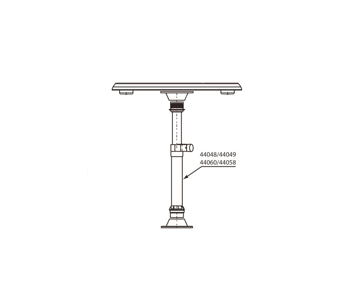 Nuova Rade Fixed tube white enamelled small