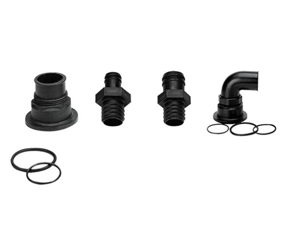 Nuova Rade Kit conectores acodado 90 grados para depositos