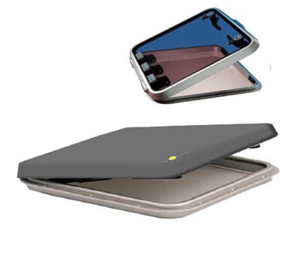 Ocean South Funda de Escotilla Perfil Alto Gris