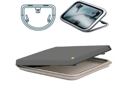 Ocean South Funda en Forma D Gris