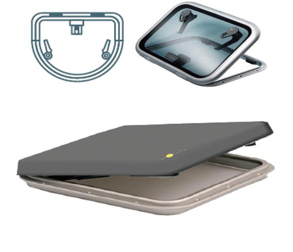 Ocean South Funda en Forma D Gris