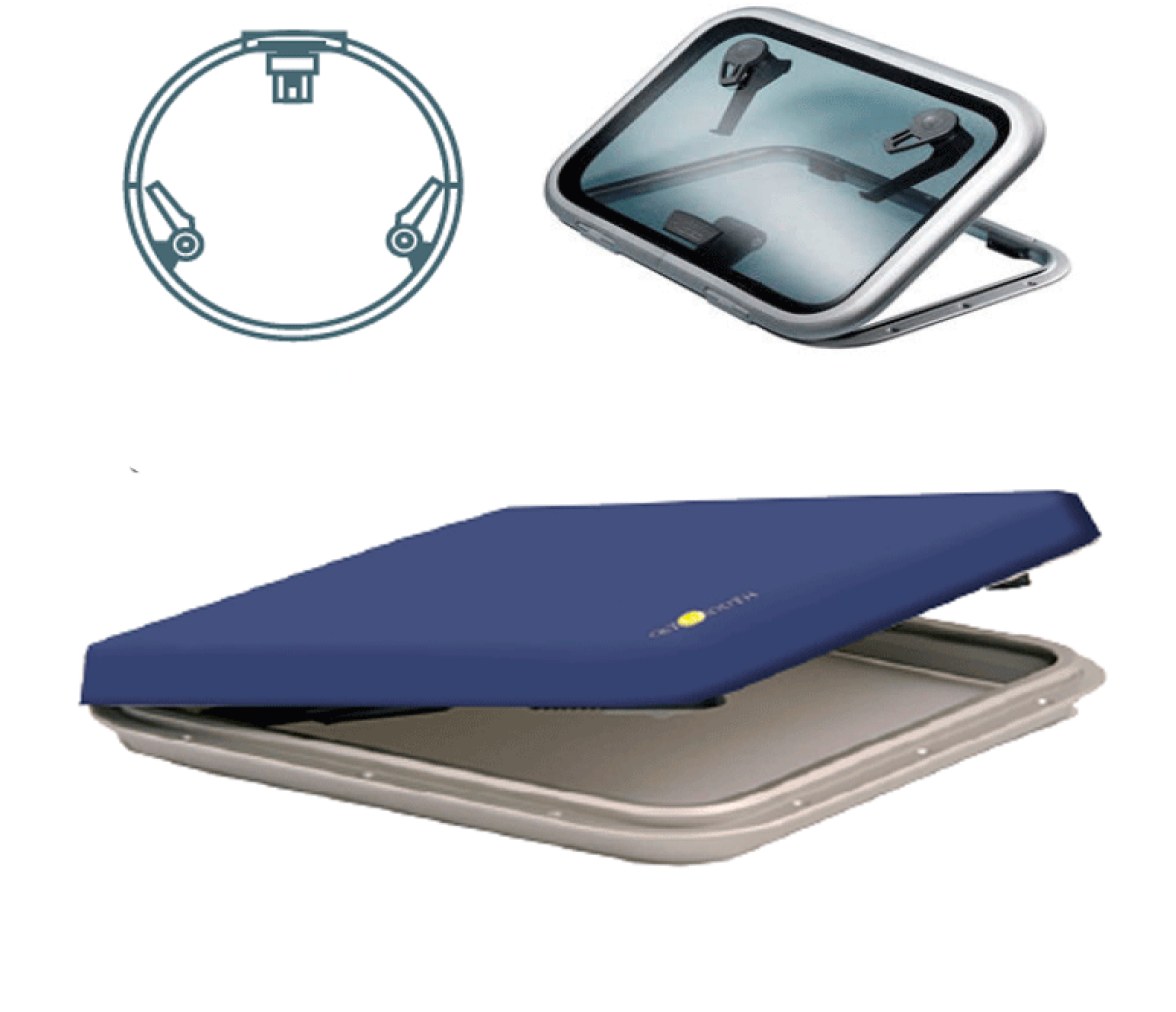 Ocean South Funda Escotilla Circular Azul