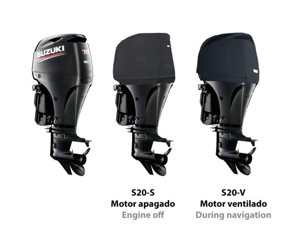 Ocean South Funda Gris Motores Suzuki 4 Cilindros 4T 1.5L