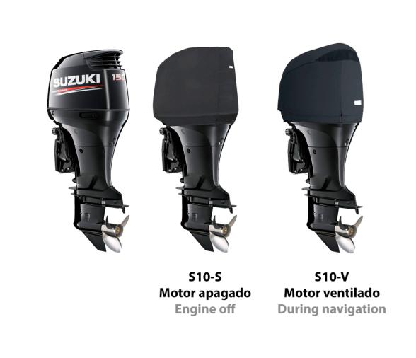 Ocean South Funda Gris Motores Suzuki 4 Cilindros 4T 2.8L