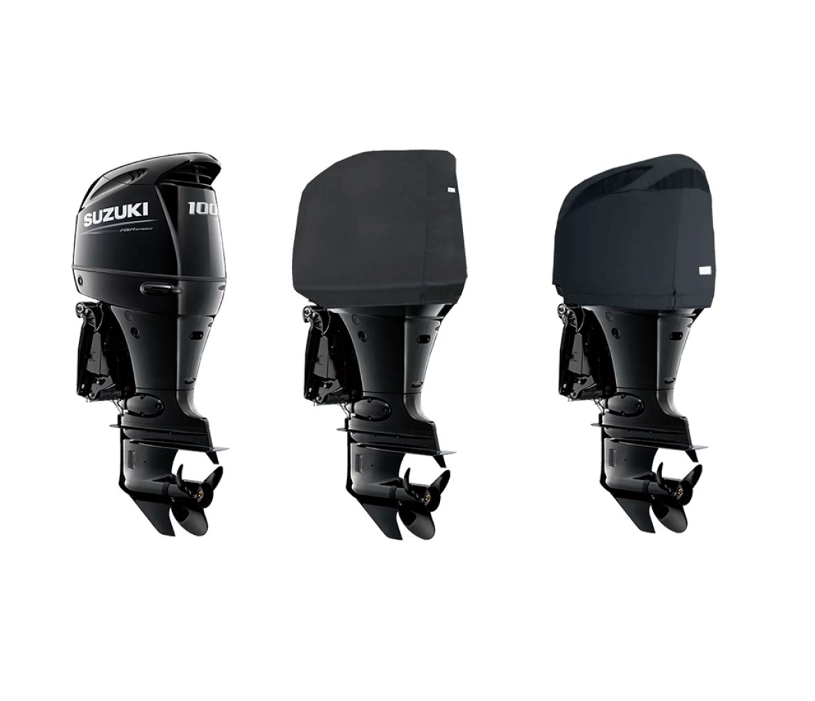 Ocean South Funda Negra Motores Suzuki 4 Cilindros 4T 2L