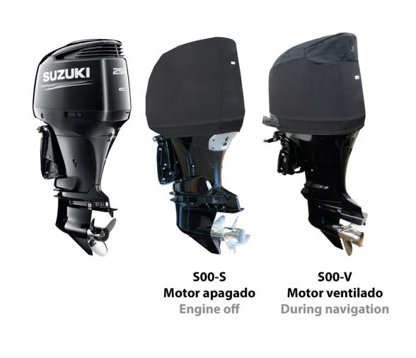 Ocean South Funda Gris Motores Suzuki V6 4T 4L