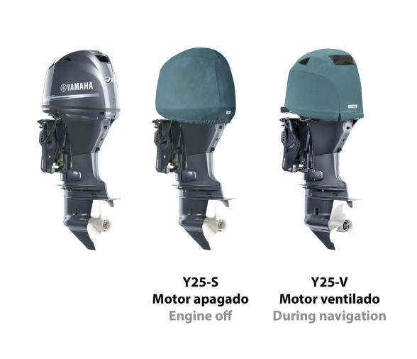 Ocean South Funda Gris Motores Yamaha 4 Cilindros 4T 996 CC